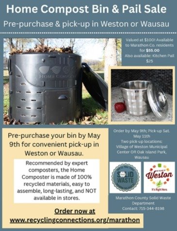 Home Compost Bin & Pail Sale