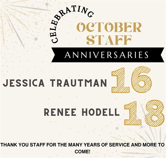 October Anniversaries