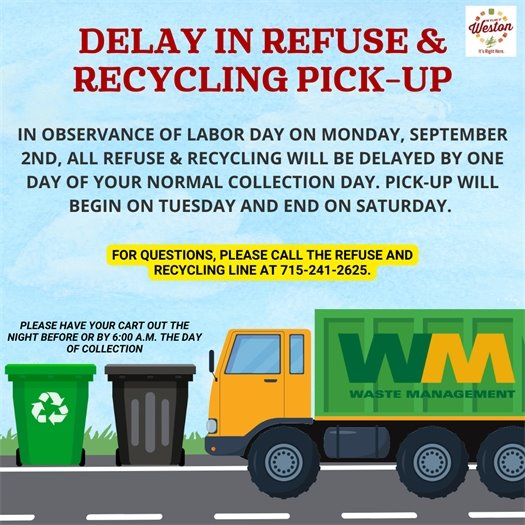Delay in Garbage and Recycling