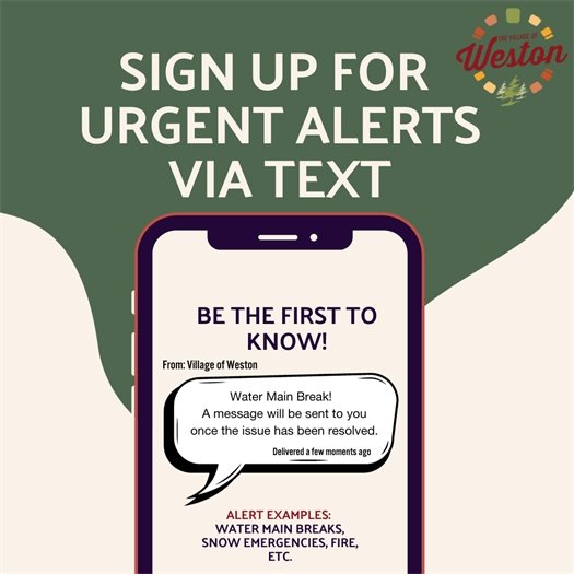 Urgent Alert Text Sign Up