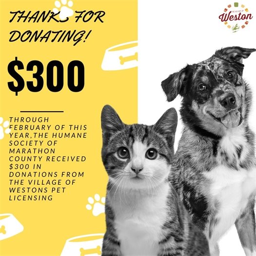 Humane Society donations