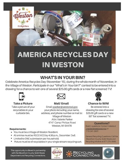 America Recycles day