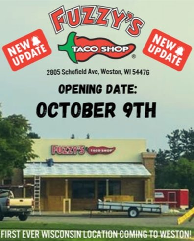Fuzzy's Updated Opening Date