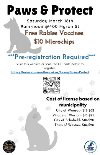 Paws & Protect FREE Vaccination Date
