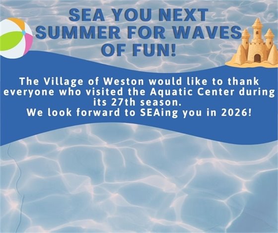 Aquatic Center Closing