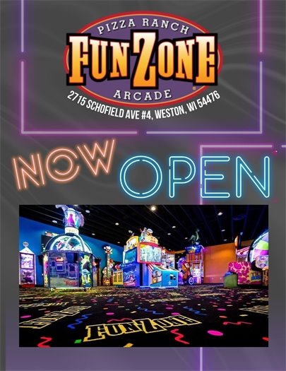 Fun Zone at Pizza Ranch NOW OPEN