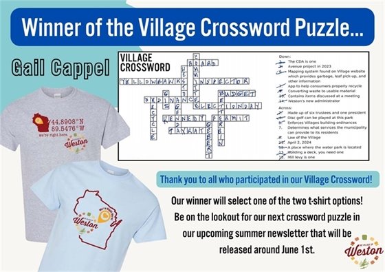 Crossword Winner