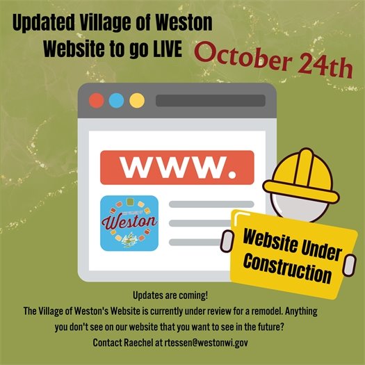 Weston Website Under Construction