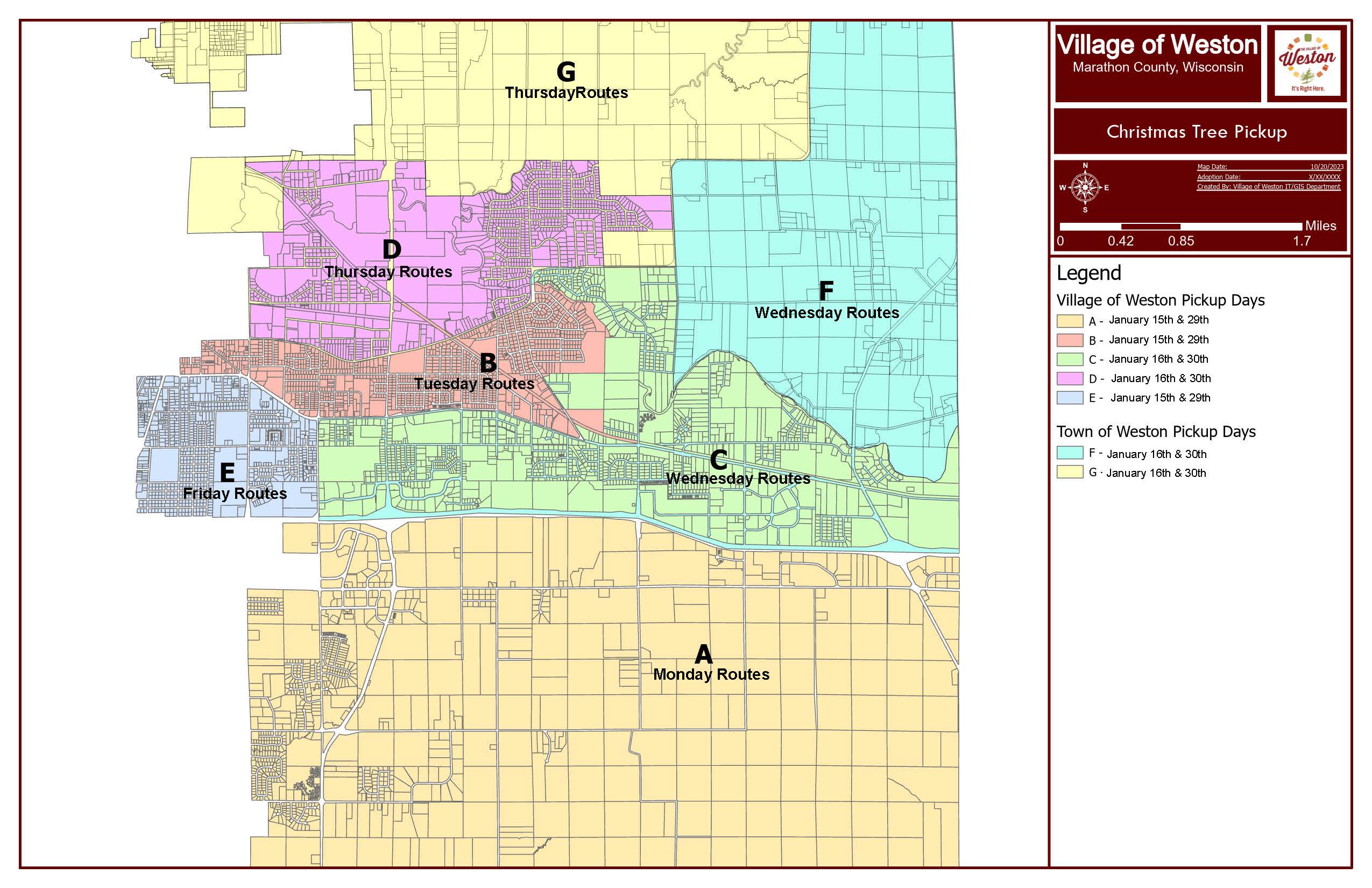 2025 Christmas Tree Pickup
