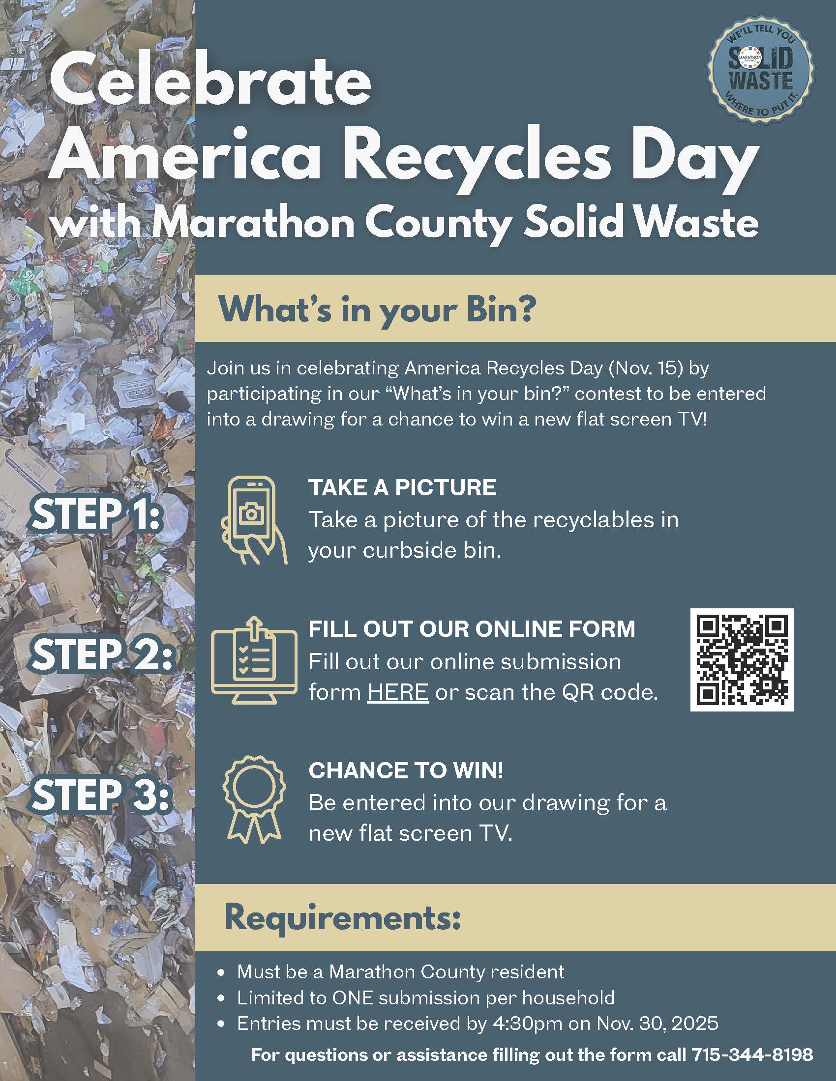 America Recycles Day - Marathon County