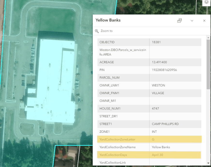 Yard Waste GIS Mapping