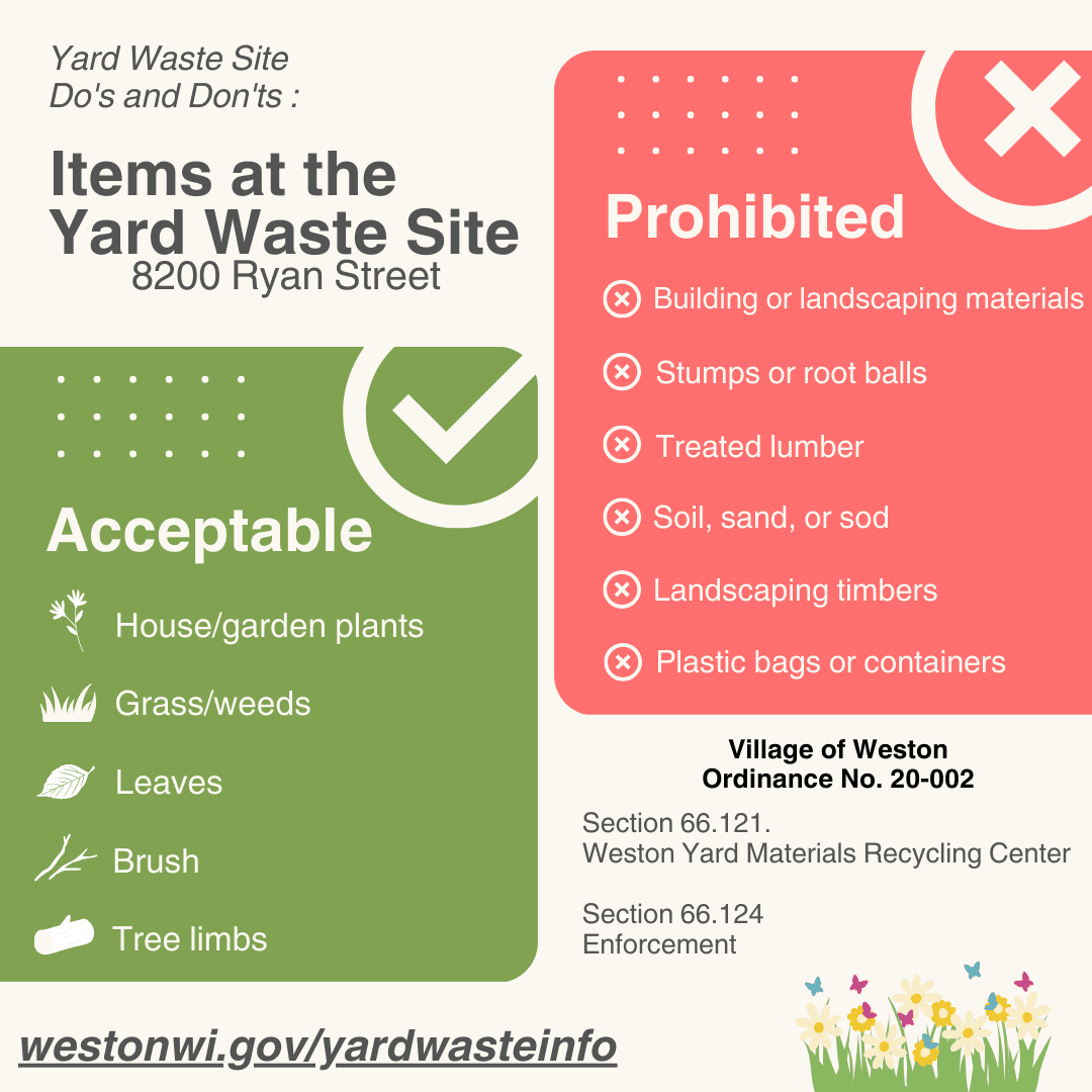 Yard Waste Do and Dont